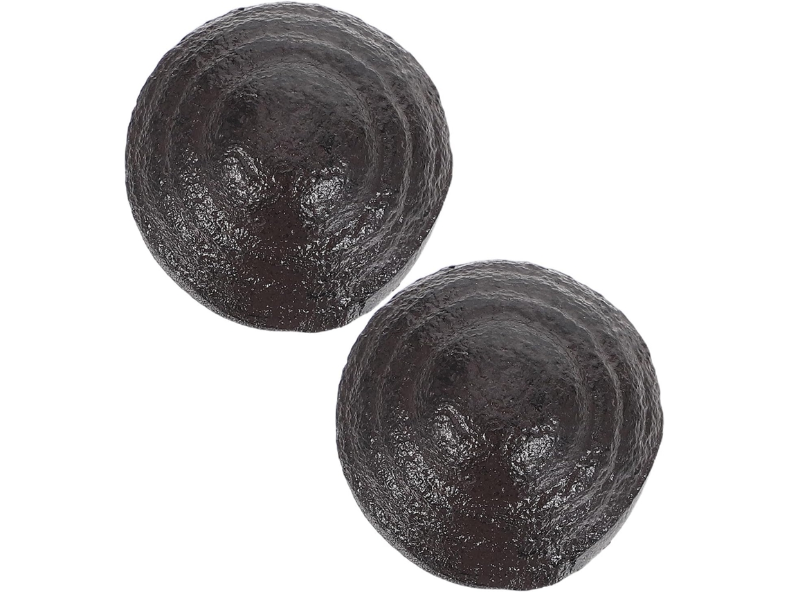 Conjunto De 2 Puxadores Redondos Vintage Em Ferro Fundido Para Gavetas E Armários Da Tofficu Design Versátil Resistente