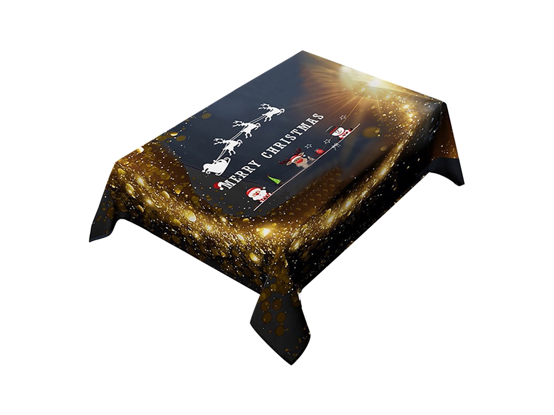 Toalha de Mesa de Natal Decoração para Casa 140X210Cm