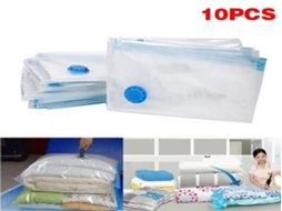 Sacos de Vácuo Lurelia 10 Un. 60 X 80 Cm Para Roupas E Roupa De Cama, Plástico Resistente