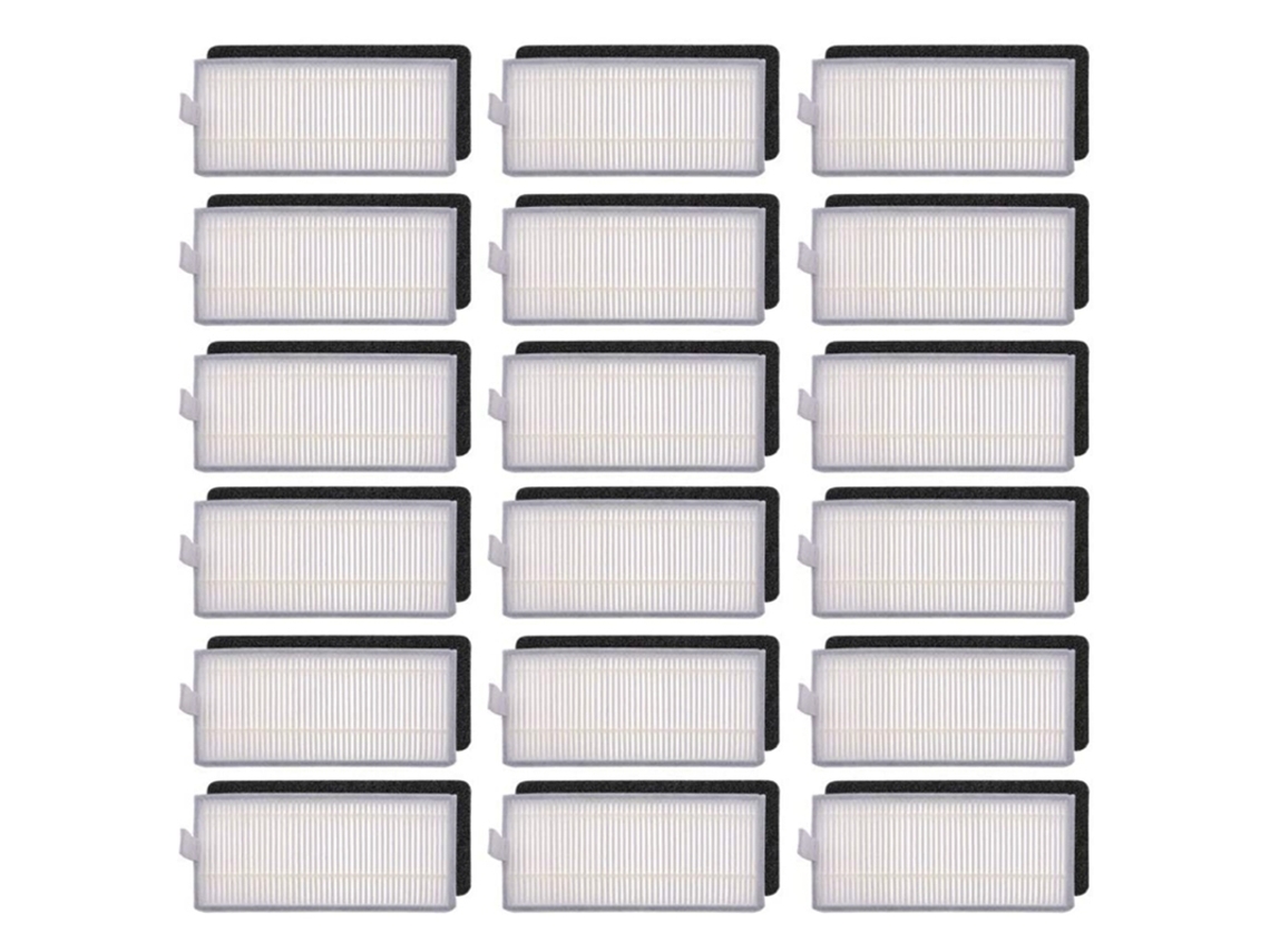 Acessório para Aspiradores ECOVACS 18 pares Hepa Filtro Ecovacs Deebot N9 + es