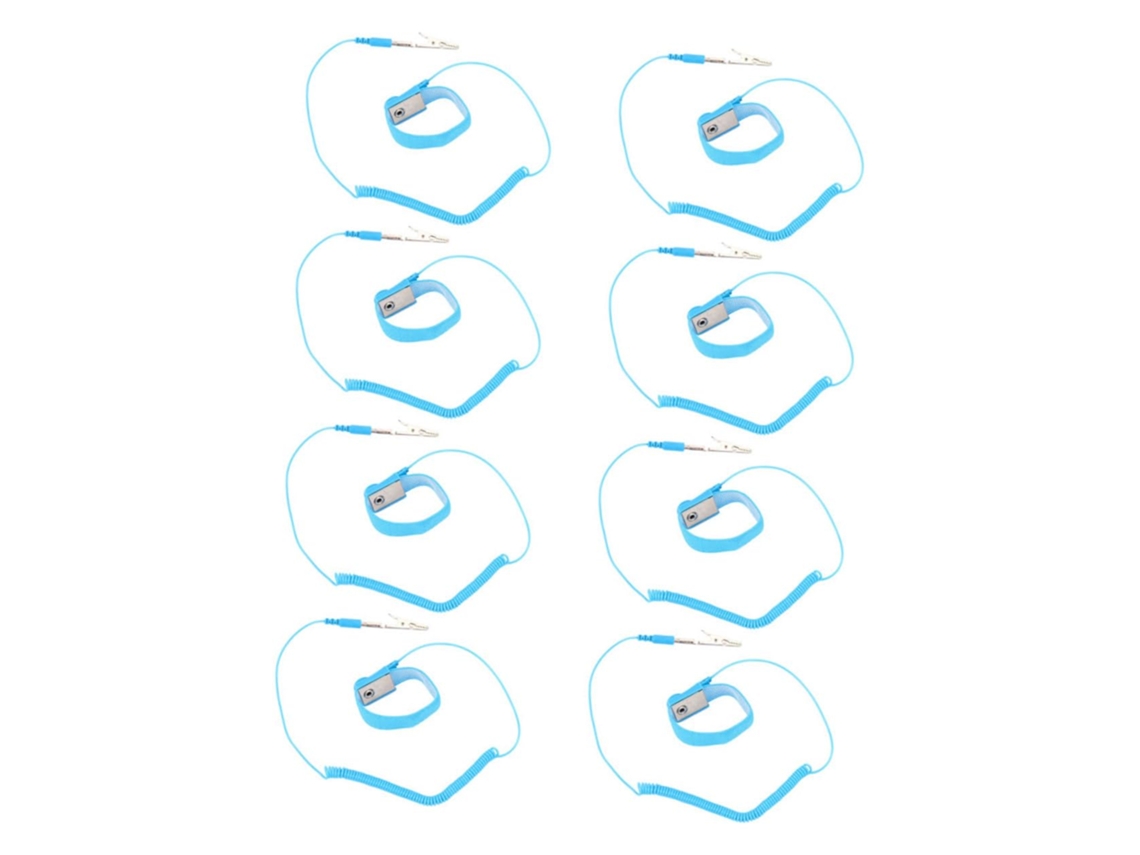 Pulseiras antiestáticas Eringogo 8-Esd para uso doméstico, pulseira antiestática, azul