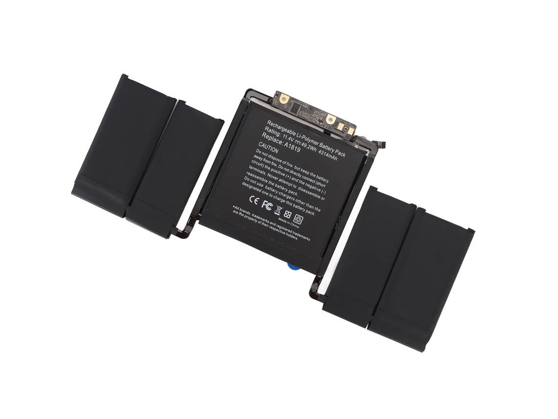 Bateria De Laptop Para A1706 A1819, Substituição Para Sistema Os X Macbook Pro 13 Polegadas Laptop