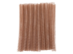100pcs espinhos de encadernação com fio de duas alças, 9/16 polegada, capacidade 120 folhas, A4, ouro rosa | S/MARCA