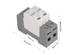 Disjuntor De Proteção Contra Descargas Elétricas Para Fv Cc 2p 500vdc 20‑40ka