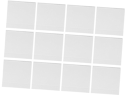 Bloco De Notas De 6 Peças Com Cartões De Palavras Em Papel Fosco Para Organização Por Cores, Para Estudo E Escritório,