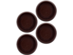 Amosfun Conjunto De 4-protetores Pé Mesa Redondos Plástico Antiderrapantes Com Design Autoadesivo