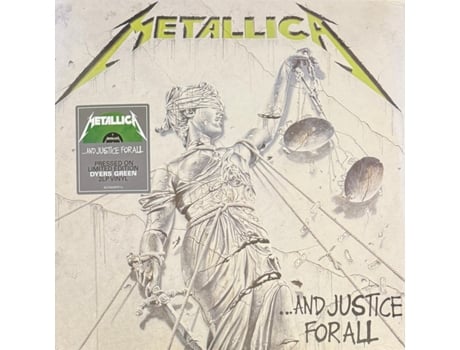 METALLICA - … And Justice For All 2LP VINIL VERDE MARMOREADO Edição Limitada