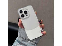Capa Removível Bicolor Para Iphone 12, 13, 14, 15, 16 Pro Max, 16 Plus E 11. Transparente Com Rígida Em Pc Para Proteção Contra Impactos