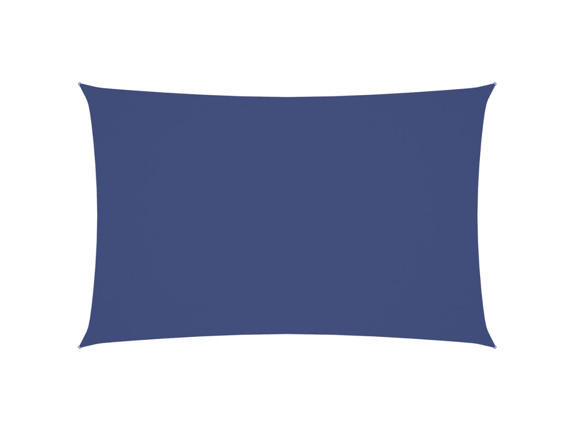 Maison Exclusive - Para-sol Estilo Vela Tecido Oxford Retangular 2x5 M Azul