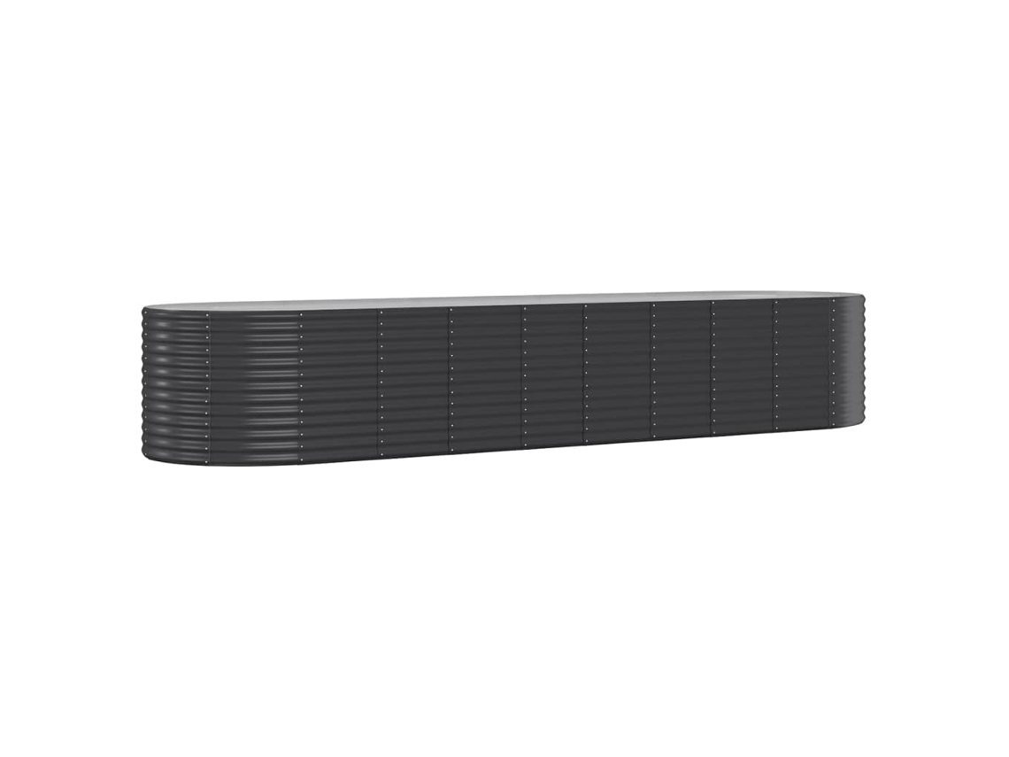 Garden Raised Bed, Garden Raised Beds Vidaxl Antracite Aço (396 X 100 X 68 Cm)