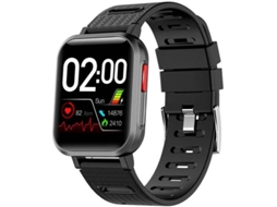 Smartwatch Fitness Tracker IP68 Pedômetro Monitor de Frequência Cardíaca Relógio Som Compatível Android iPhone Bestvite (preto)