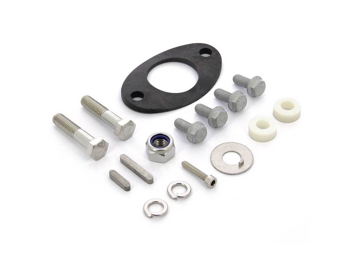 Conjunto de Montagem Tailpiece e Hélice Bowb150 Prateadovetus