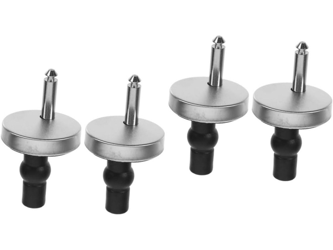 Kit Com 2 Parafusos De Aço Inoxidável Para Assento De Vaso Sanitário