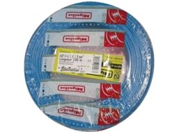 Cabo Rígido Ho7vu Electraline 1x1.5 Mm² Comprimento 100 M Cor Azul Monoconductor