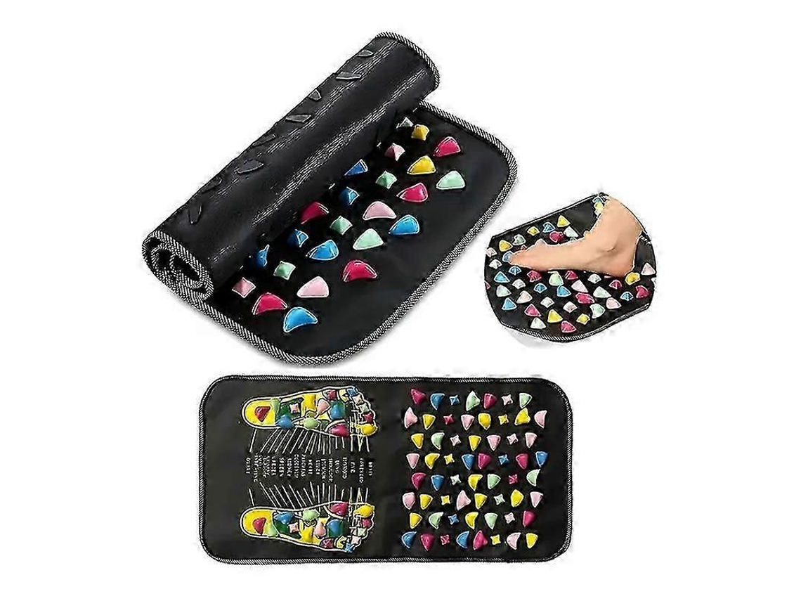 Tapete De Massagem Para Os Pés, Reflexologia, Caminhada Em Pedras, Tapete De Acupressão Para Massagem Nos Pés, Relaxamento Para Idosos E Estudant