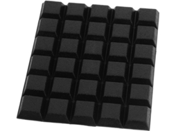 Homsfou 32 Peças Pés De Borracha Trapezoidais Para Armários, Protetores Antiderrapantes Para Móveis, Gavetas E Pequenos
