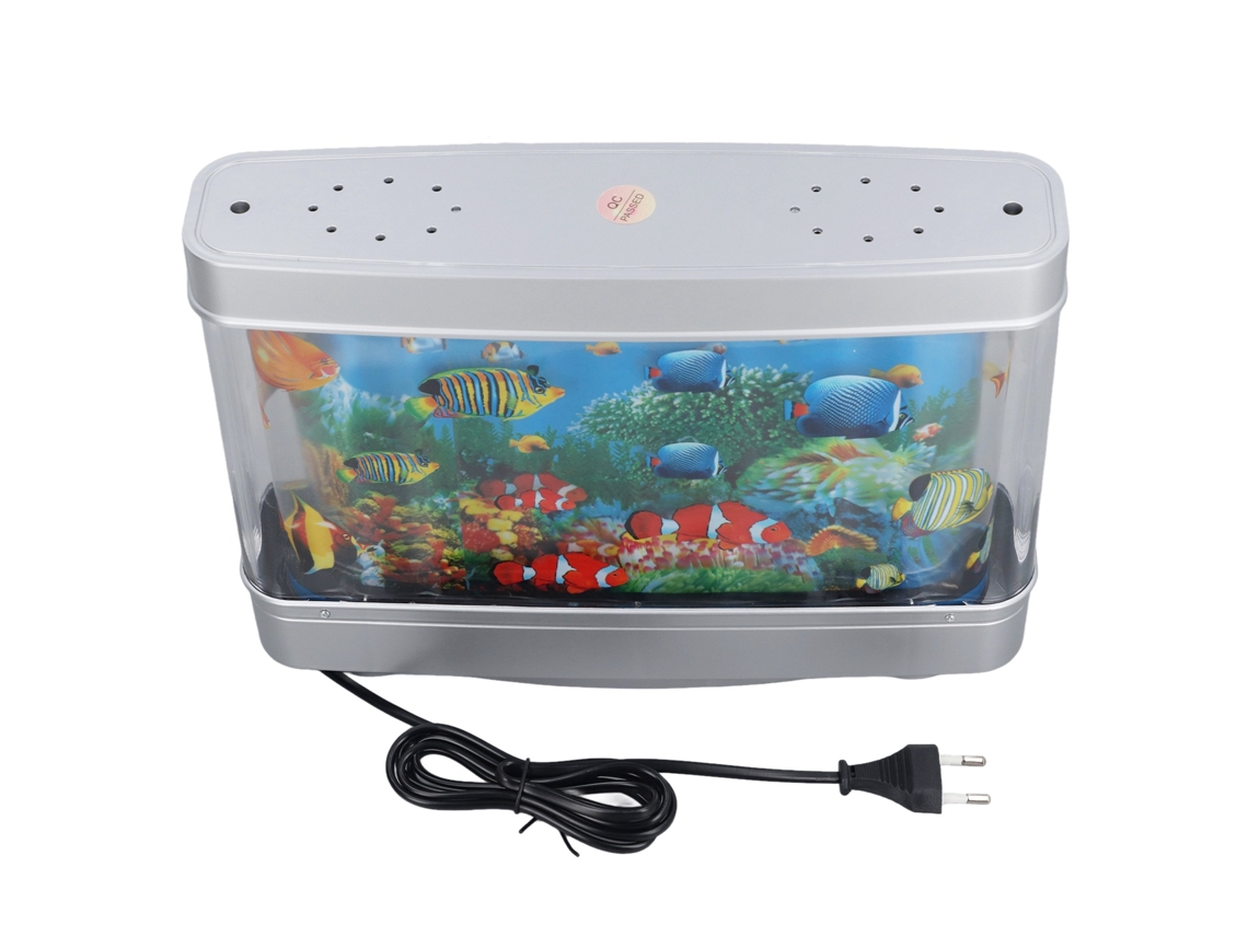 Mali lâmpada Led para Aquário Decorativa Peixe Simulado Miniatura Luz Oceano 220v Plug Ue