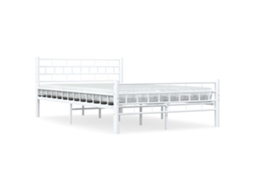 Estrutura de Cama Metal 140x200 Cm Branco MAISON EXCLUSIVE