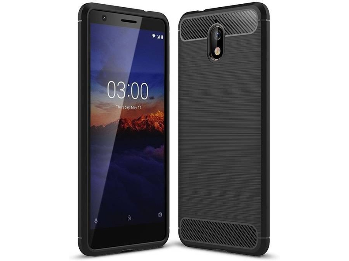 Capa Nokia 3.1 Multi4you Gel TPU Carbono Preto