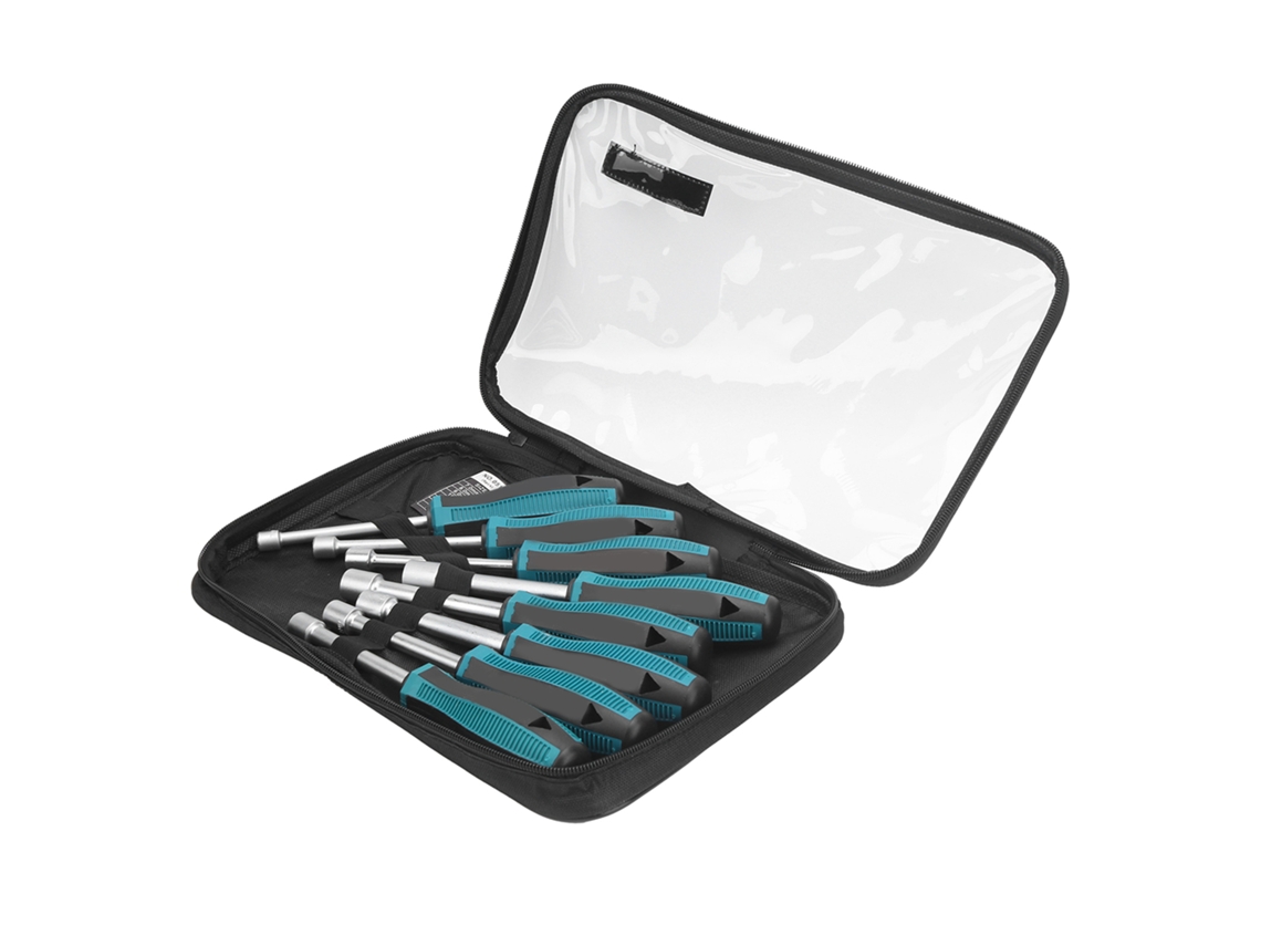 Laxiscreed Kit De 8 Pontas De Parafusador E Soquetes Em Aço Resistente E Anti-escorregamento