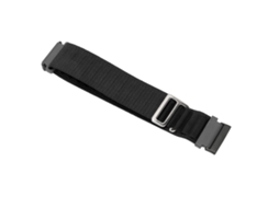 Pulseira de Relógio de Nylon Tecido Elástica G Hook Loop para Fitbit Versa 4 3 Sense 2 Preta
