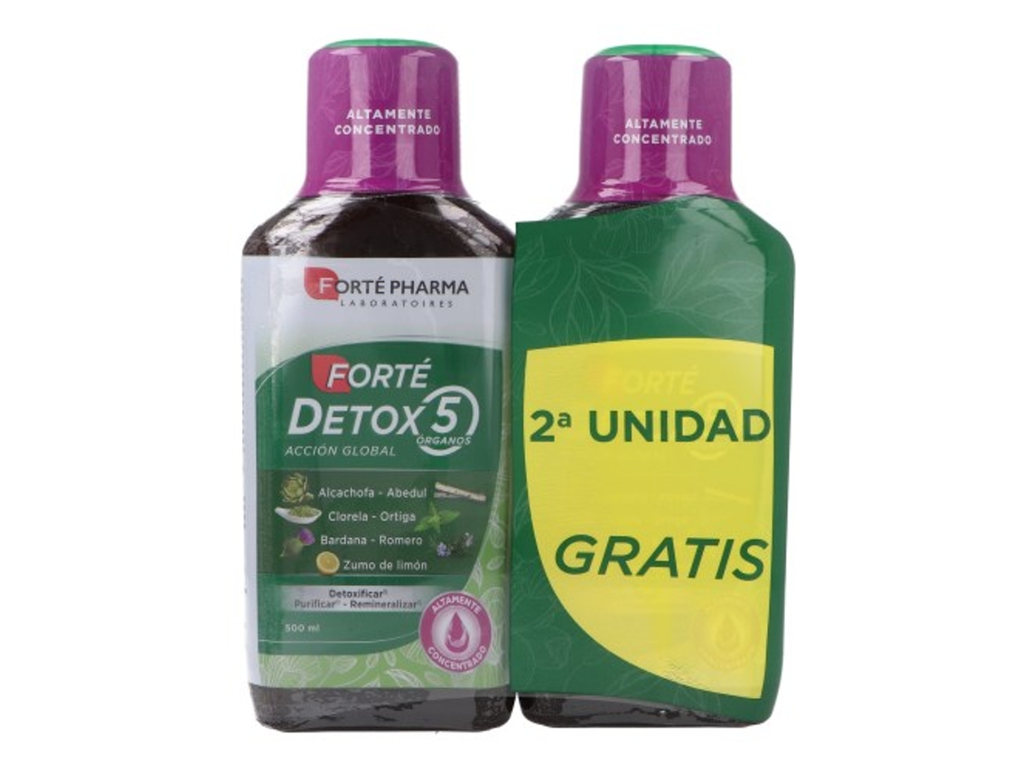 Chá FORTÉ PHARMA Forté Detox Duplos Unidade % Desconto (500 ml)