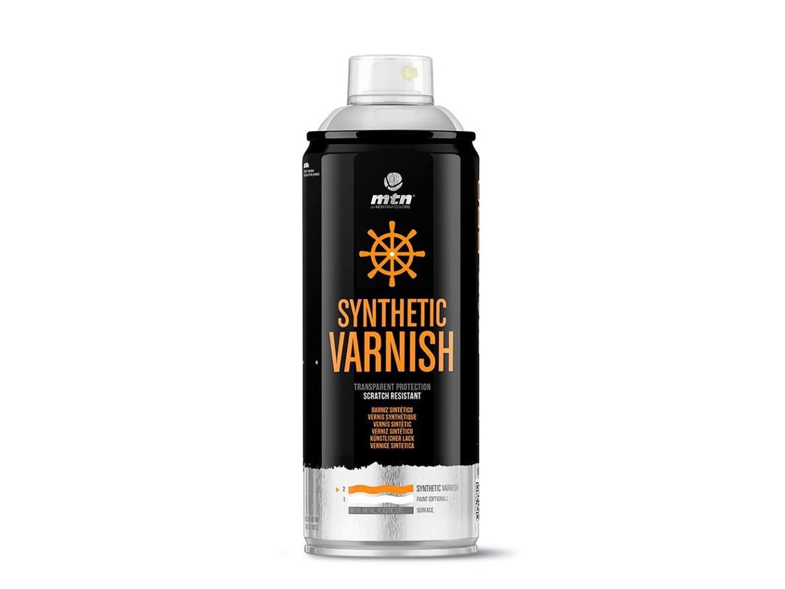 Spray Montana Pro Verniz Sintético Mate