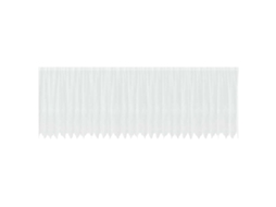 Conjunto 1 Cortina De Renda Vidaxl Branco Poliéster (140 X 750 Cm)