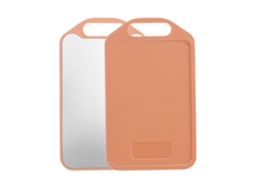 Tabua de Corte LAXISCREED Antiaderente Inox Rosa Laranja