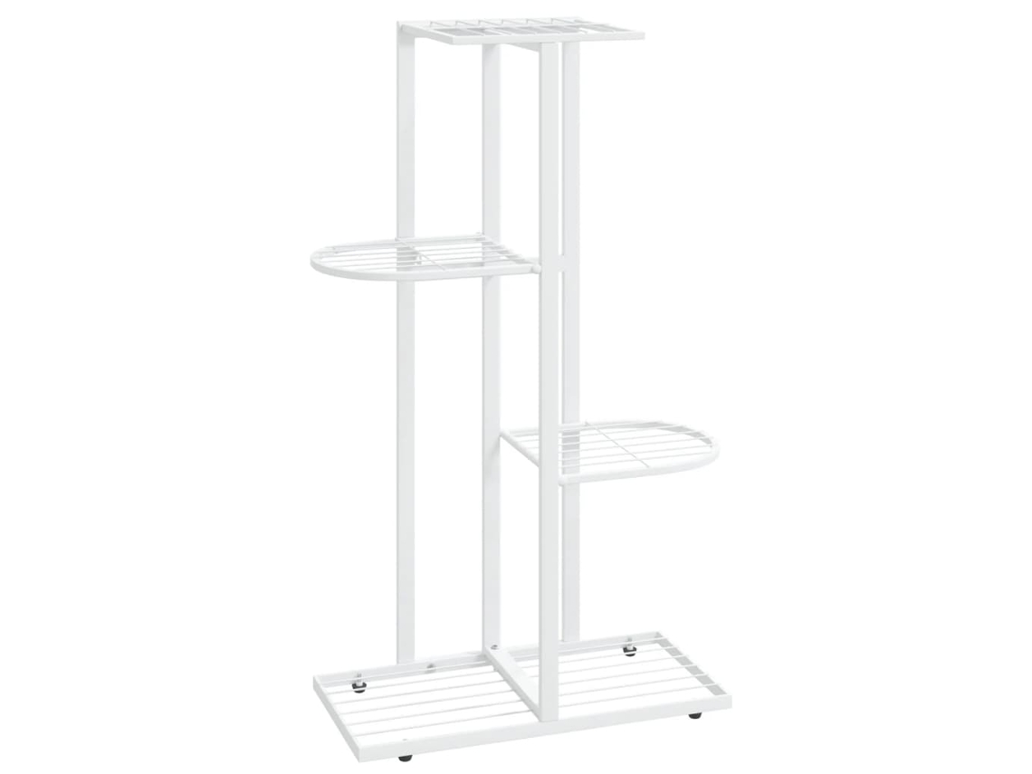 Plant Stand, Plant Stands Vidaxl Branco Metal (43 X 22 X 76 Cm)