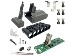 Caixa De Plástico Para Bateria De Íon De Lítio Do Aspirador De Pó Fluffy Pro V7 21.6v Com Placa De Circuito Impresso De Proteção De Carregamento