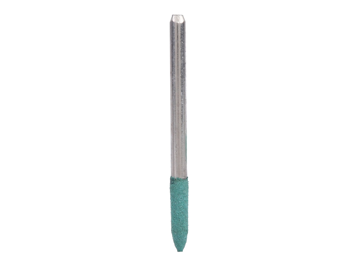 Kit De 100 Brocas De Esmerilado Com Cabeça De Borracha Verde, Cabo De 3mm, Para Polimento E Esmerilado (cone, 3mm)