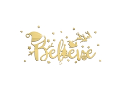 Autocolante De Parede Adesivo Festivo Em Acrílico Com Espelho Estéreo Decoração De Natal
