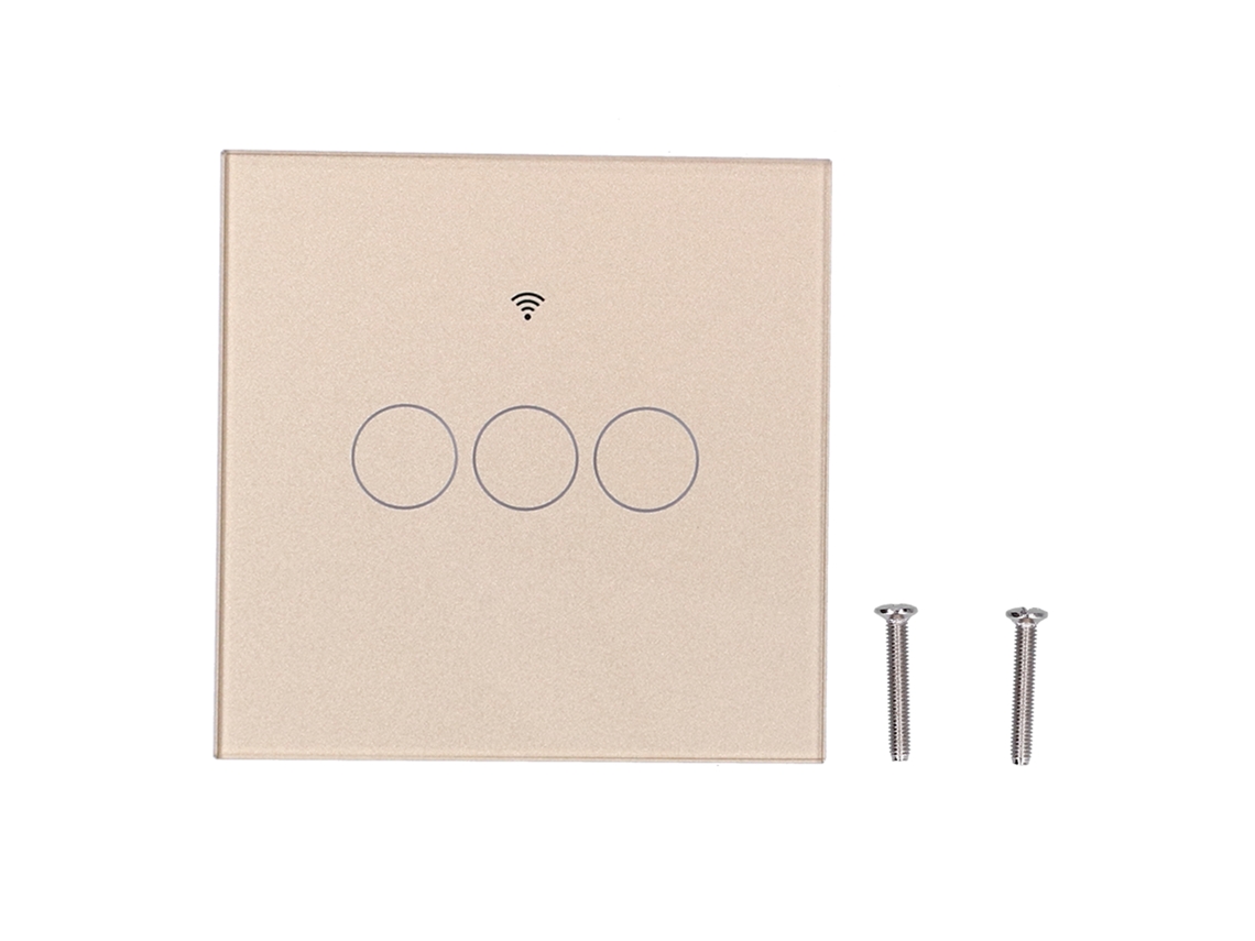 Interruptor de Luz Zigbee 3 gang LAXISCREED