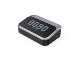 Yizhood USB 3.2 Tipo C Docking Station Multi USB 3.0 Switch Portas Plug SD Leitor de Cartão para Surface Macbook Laptop Preto