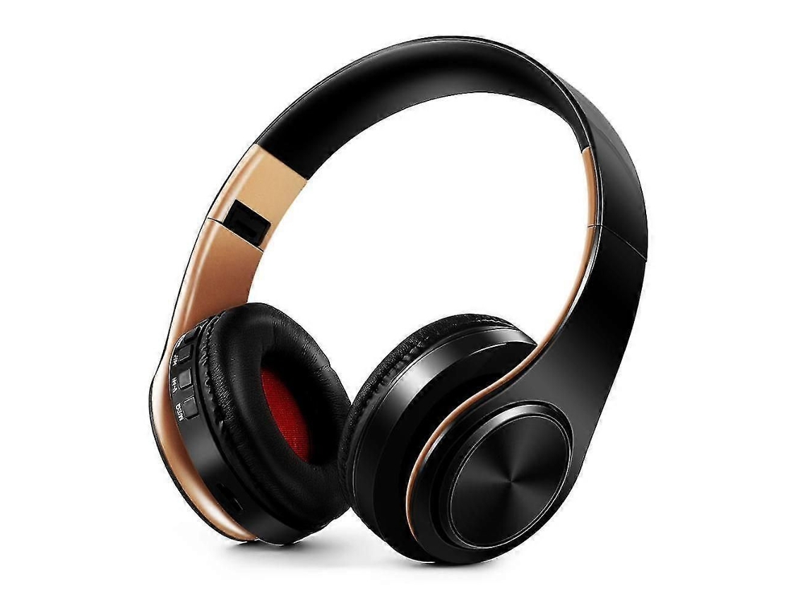 Fones de Ouvido Estéreo Hi fi Bluetooth com Rádio Fm, Suporte para Cartão Sd e Microfone TAISHENGDA