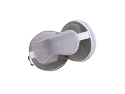 Travesseiro de Pescoço 2 em 1 em Formato de U com Máscara de Dormir Que Bloqueia a Luz, Ideal para Viagens e Cochilos, Cor Cinza AQUAFORGE