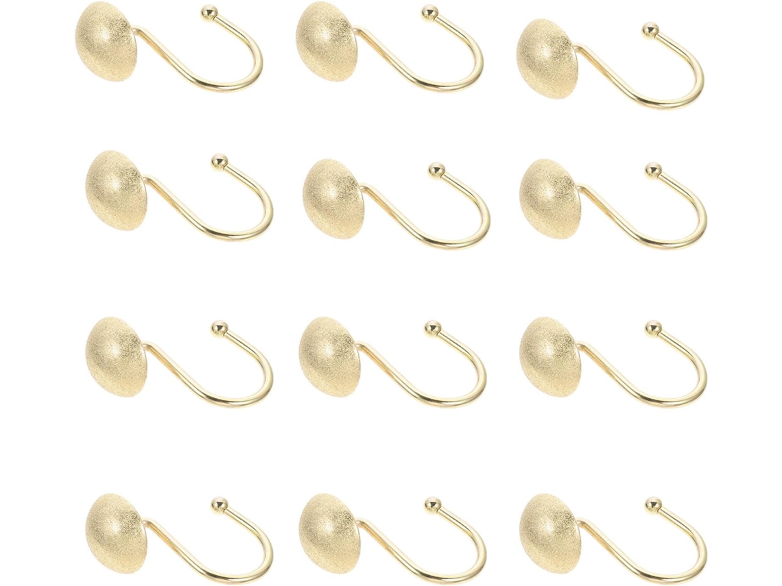 Ganchos Decorativos Para Cortina De Chuveiro, Resistentes E