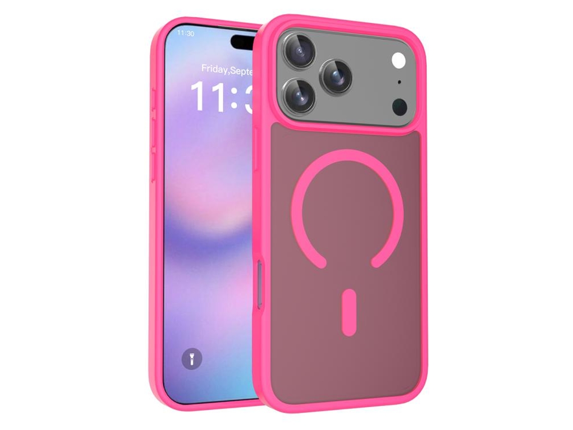 Capa Para Iphone 17 Pro - Tpu Híbrido Em Pc Com Magsafe