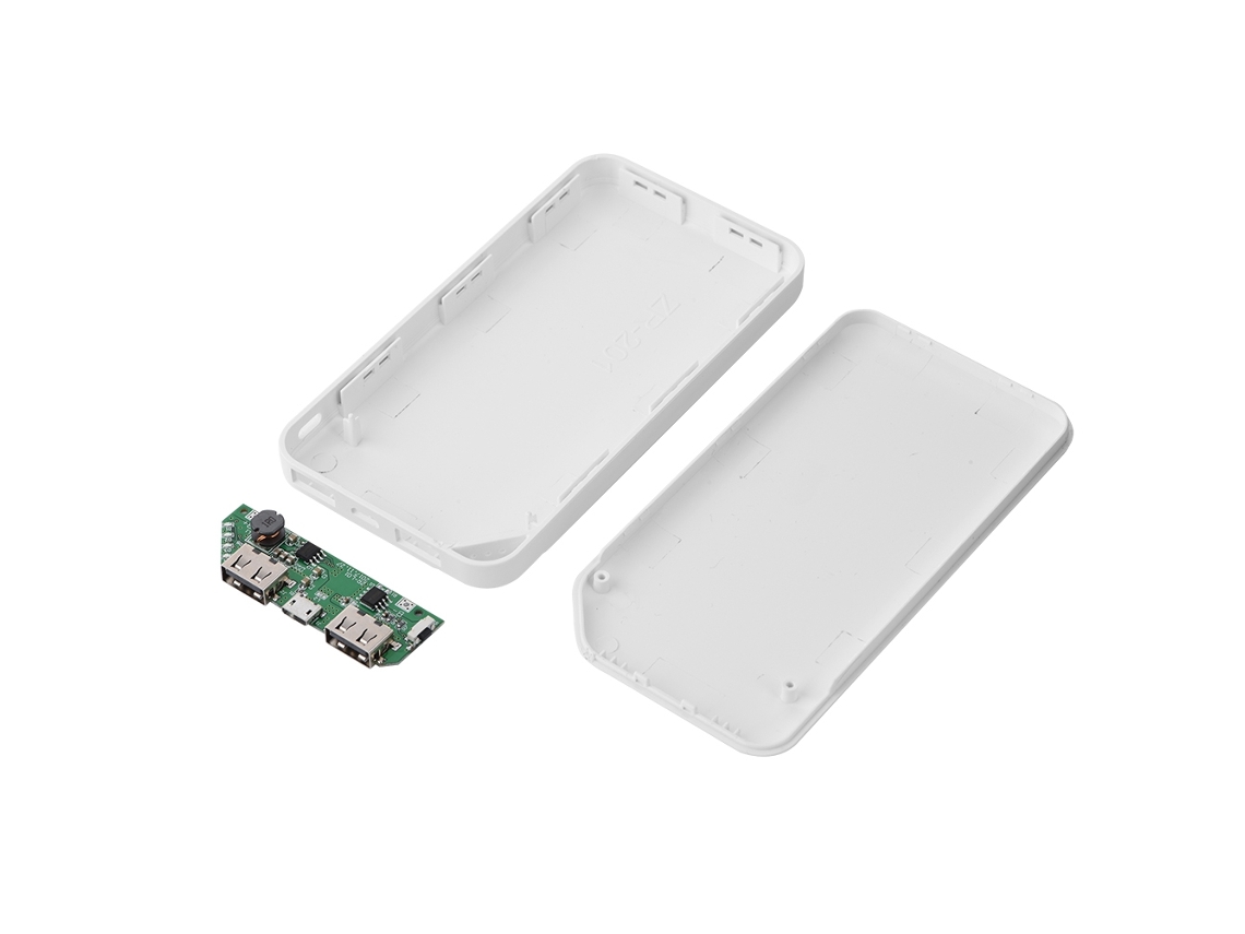 Carcaça de Power Bank LAXISCREED Carregamento Rápido Usb Dual