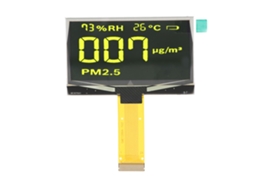 Módulo de Tela Oled Lcd Ssd1309 2.42" 128x64 24pin com Visualização Amarela Clara S/MARCA