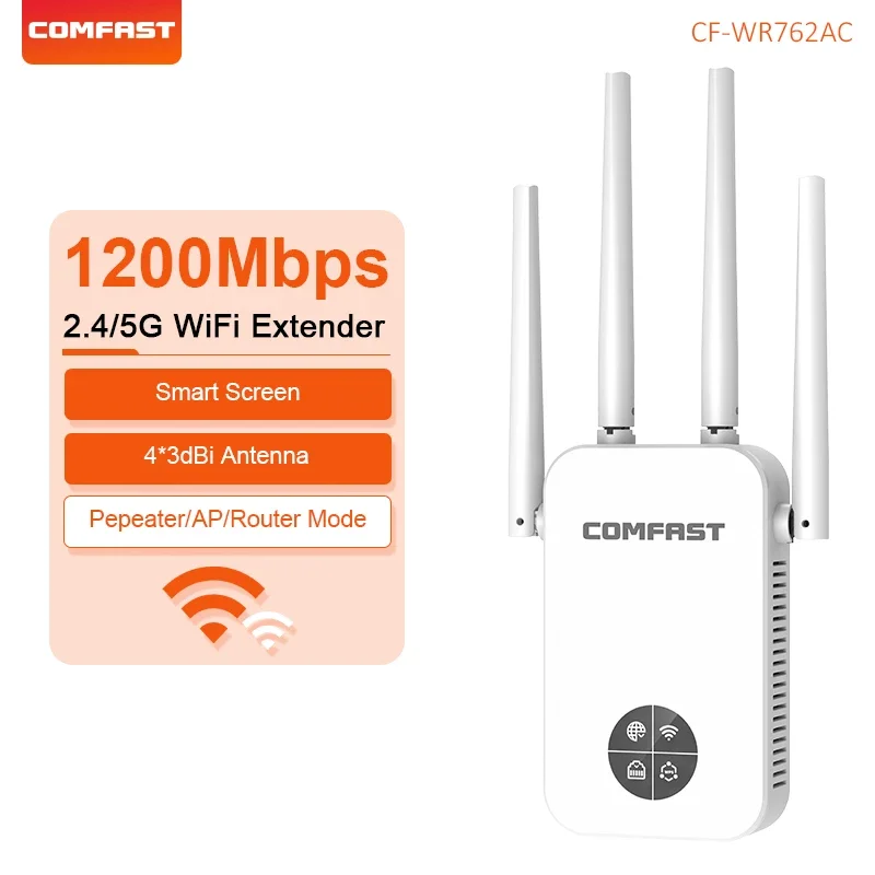 (cf-be200max) Extensor/repetidor Wi-fi 5 De 300/1200 Mbps