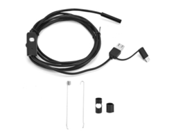 2026 câmara de Inspeção Endoscópica 6led 8mm Hd Ajustável Sem Escala Usb para Telefone e Computador