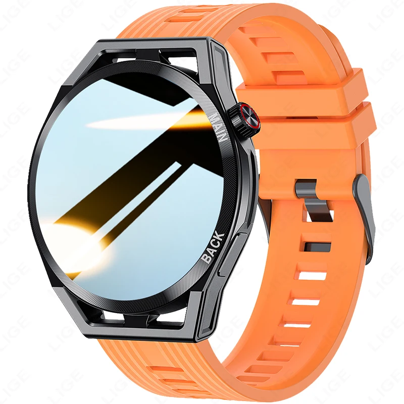 Smartwatch MDUG esportivo, tela HD 2,01 polegadas, oxigênio no sangue, chamadas Bluetooth