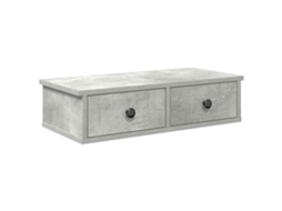 Wall Shelf, Wall Shelves Vidaxl Cinzeto Madeira Processada (60 X 28 X 15 Cm)