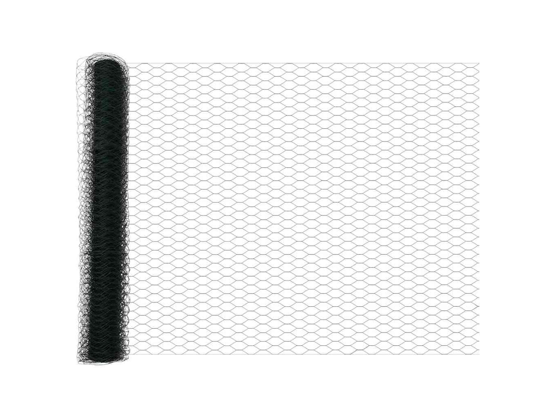 Cerca Hexagonal Verde 1 X 100 M Pvc