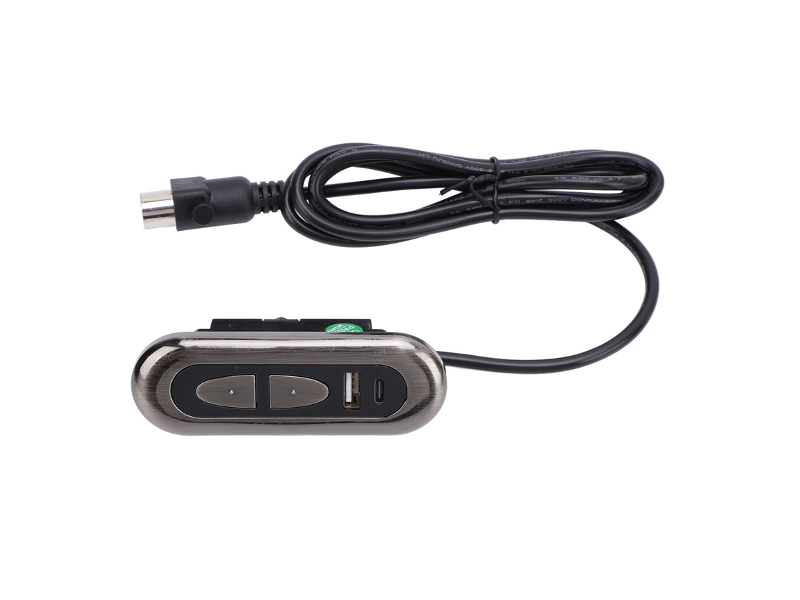 Controlador De Sofá Elétrico Com Controle Manual E Porta Usb Type C