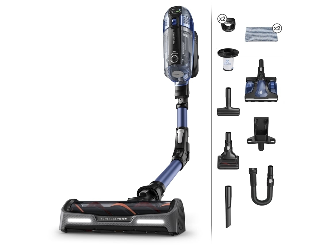 Aspirador Vertical ROWENTA X-Force Flex 14.60 Auto Animal Care Aqua RH99C0WO (Outlet Grade A - Outlet Grade B - 32.4 V - Autonomia 70 min - 900 ml)
