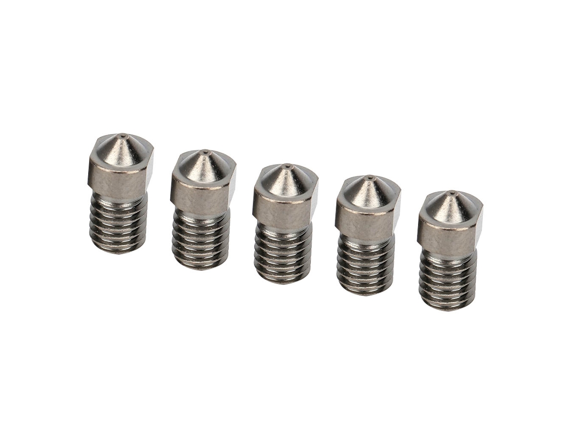 Bico De Impressora 3d Aço Temperado 0.4mm 5pçs