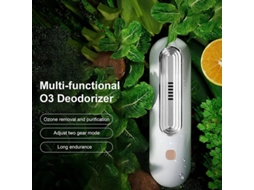 2 Unidades2 Unid Desodorizador Geladeira Usb Ozônio Purificador Ar Compacto 2 Modos Elimina Odores Prolonga Frescura Portátil Casa Viagens MDUG